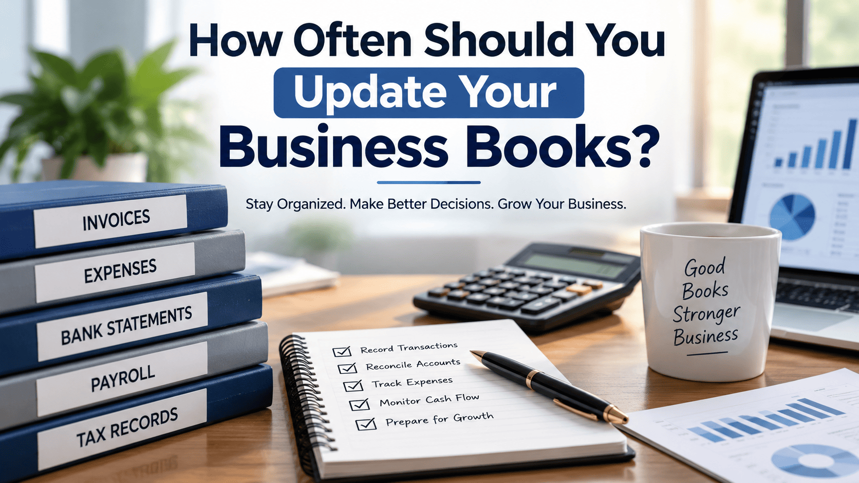 How Often Should You Update Your Business Books - Avilas Bookkeeping
