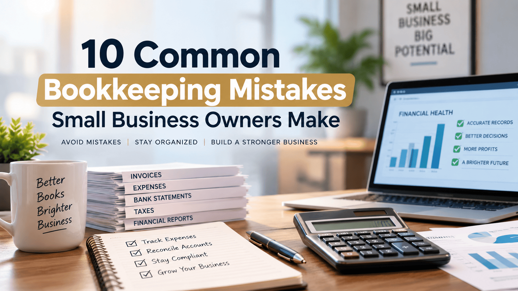 10 Common Bookkeeping Mistakes Small Business Owners Make – Avilas Bookkeeping